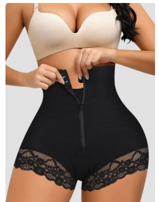 Premium High Waist Tummy Control Body Shaper for Women | Slimming Shapewear with Zipper