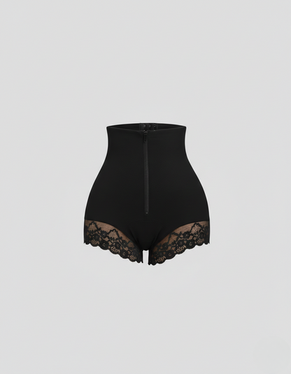 Premium High Waist Tummy Control Body Shaper for Women | Slimming Shapewear with Zipper