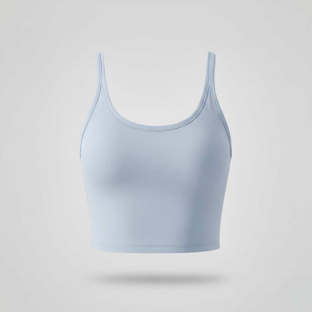 Women’s Sports Crop Tank Top – Stretch Yoga Fitness Vest