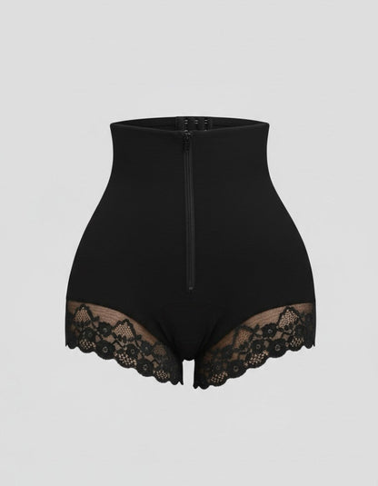 Premium High Waist Tummy Control Body Shaper for Women | Slimming Shapewear with Zipper