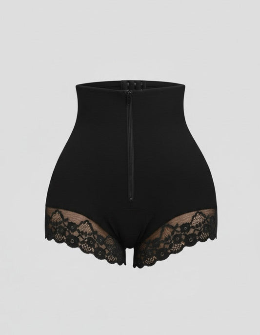 Premium High Waist Tummy Control Body Shaper for Women | Slimming Shapewear with Zipper