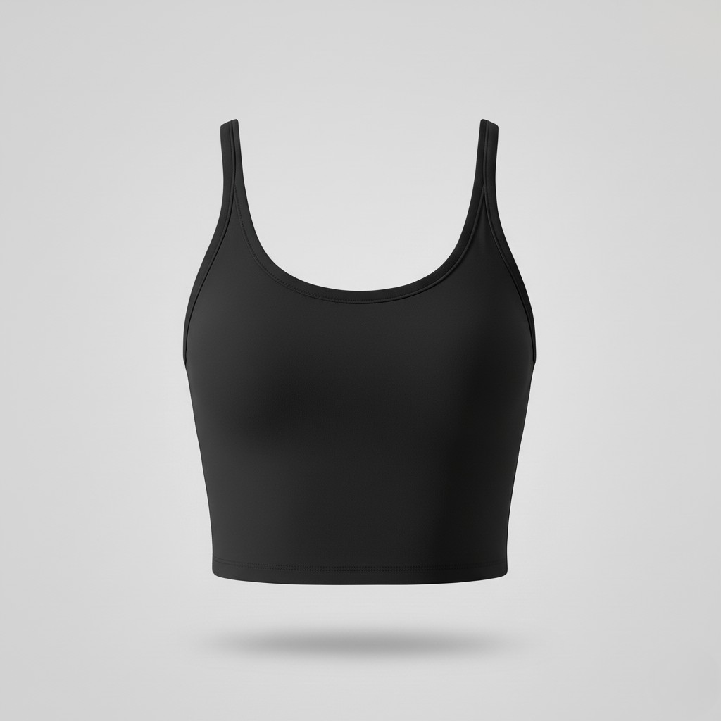 Women’s Sports Crop Tank Top – Stretch Yoga Fitness Vest