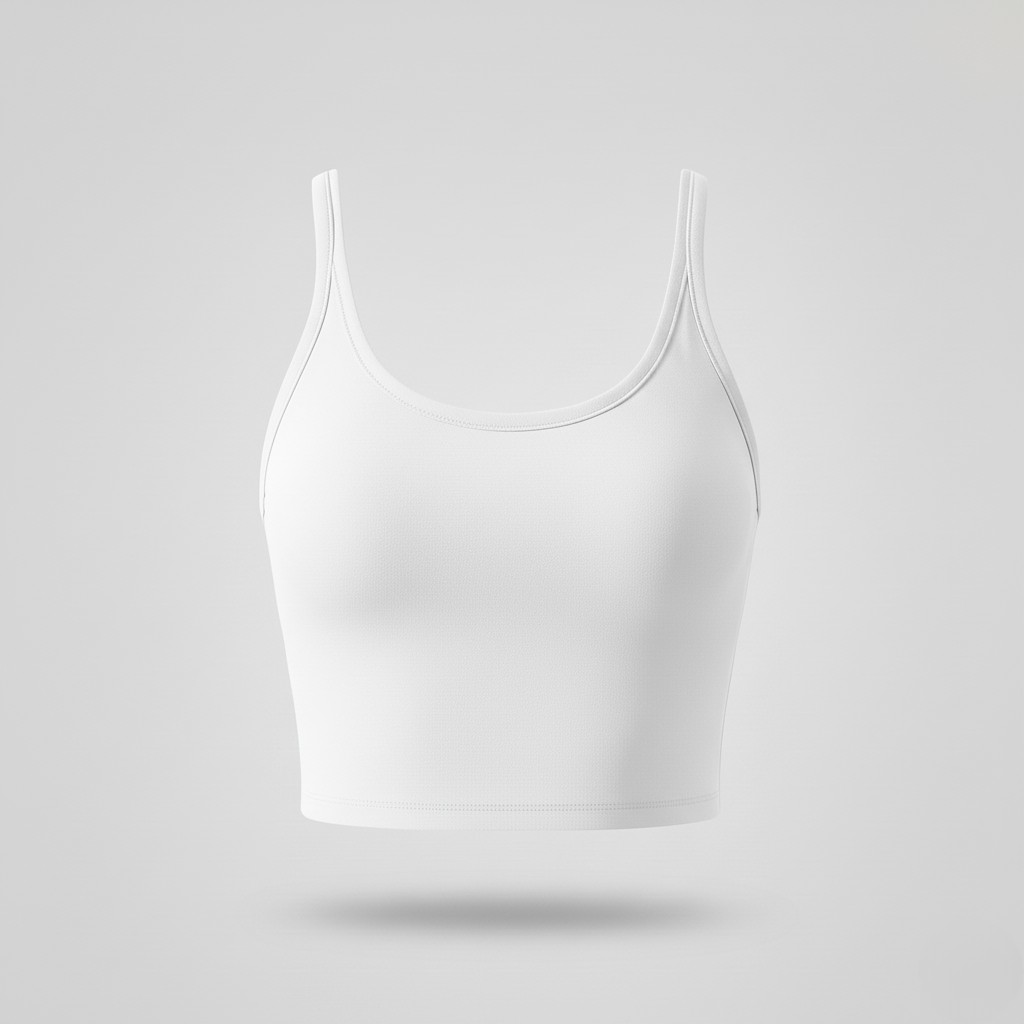 Women’s Sports Crop Tank Top – Stretch Yoga Fitness Vest