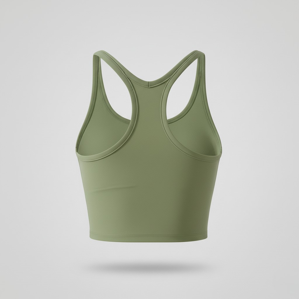 Women’s Sports Crop Tank Top – Stretch Yoga Fitness Vest