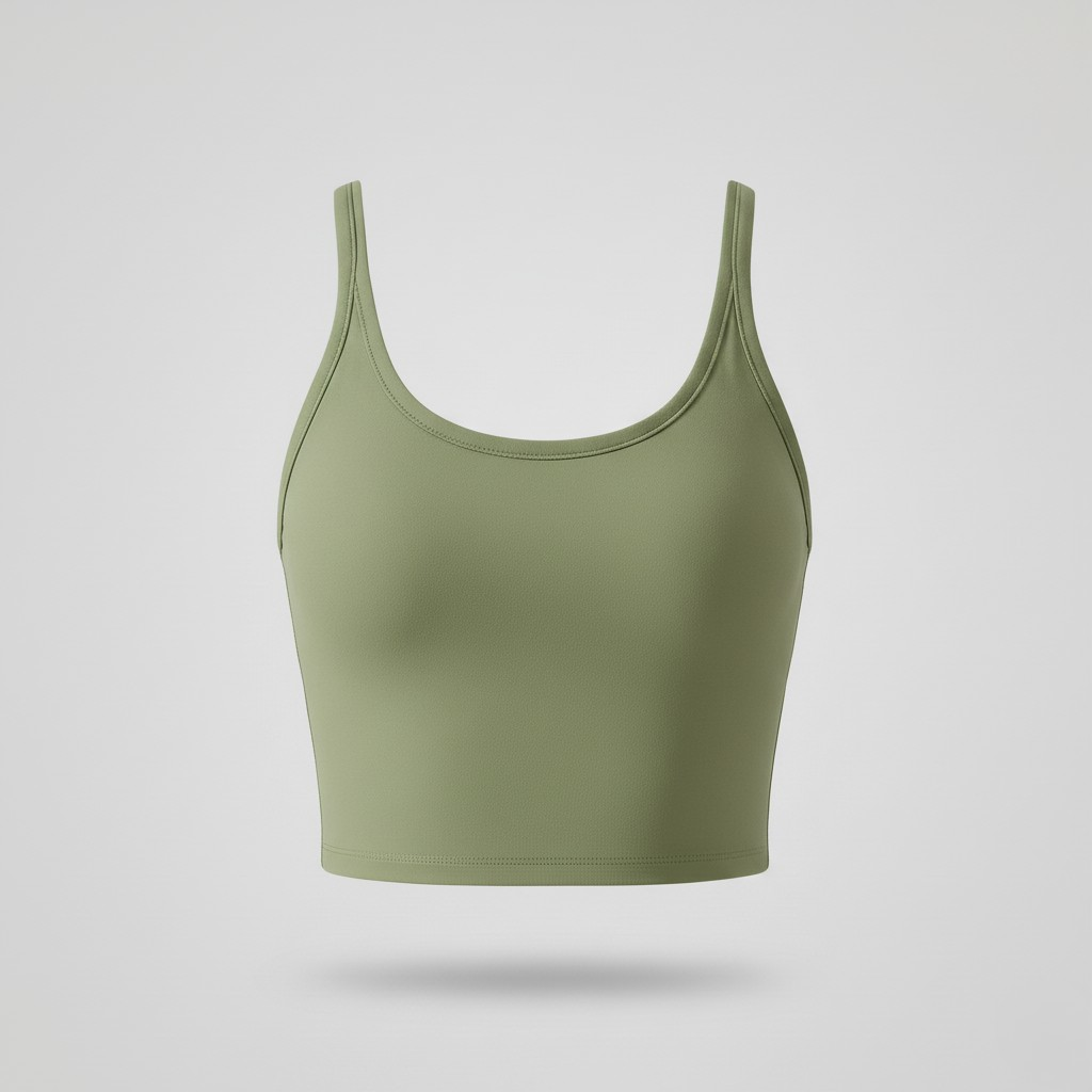 Women’s Sports Crop Tank Top – Stretch Yoga Fitness Vest